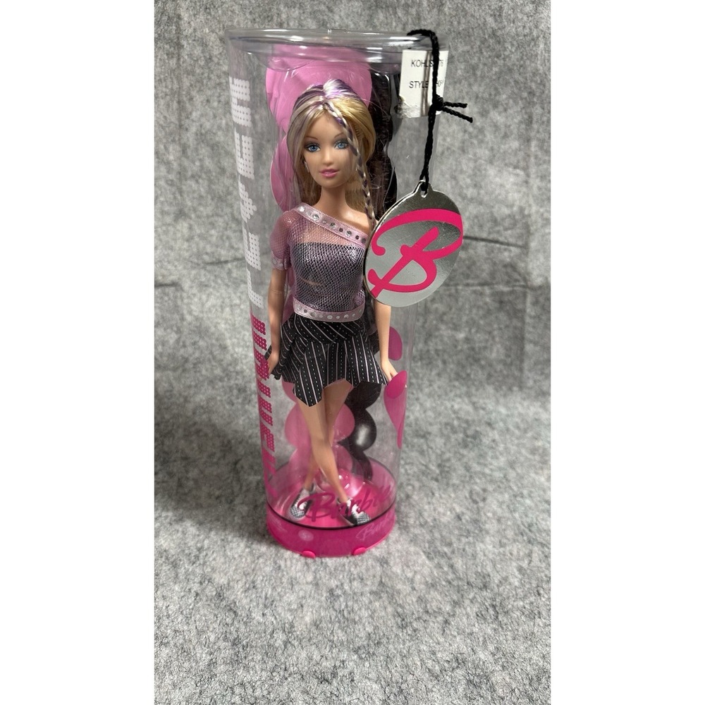 Fashion Fever Purple Blonde Hair Barbie Doll  2006  J1382